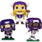 Funko POP! Minnesota Vikings Regional Capsule NFL Set of 3 Figures + Protectors
