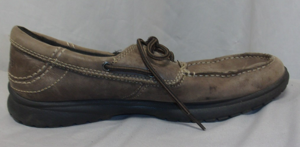 CROCS 202061 TRIPLE COMFORT LEATHER LACE UP LOAFERS CASUAL  display picture 3