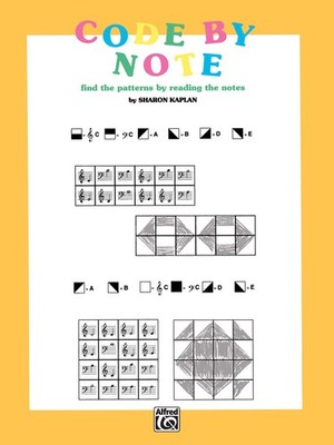Code by Note, Bk 1: Find the Patterns by Reading the Notes, Coloring Book (Color