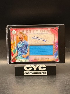 Kevin De Bruyne Matchday Memories Patch Auto Red /10 2025 26 Topps Inception