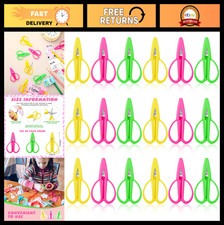 Ferraycle 18 Pcs Mini Scissors Multicolor Tiny Travel Scissors with Cover Portab