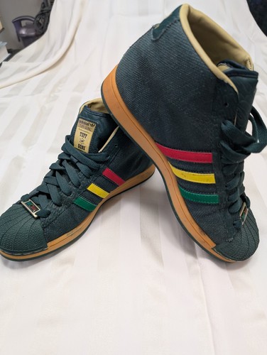 Adidas Shoes - Pro model, Tuff Gong Bob Marley Rasta US size 8