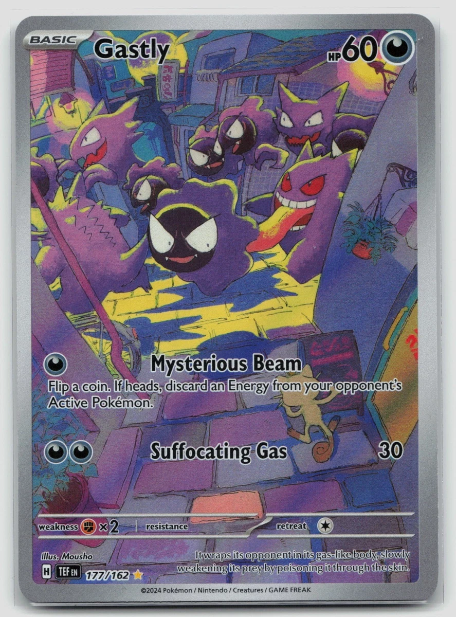 177 162 pokemon card Gastly 177/162 SV05: Temporal Forces for sale
