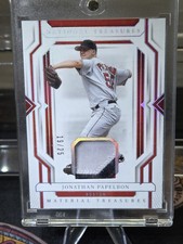 Jonathan Papelbon 24' National Treasures #MT-JP Material Treasures Silver #/25
