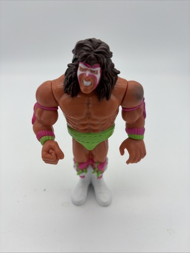 WWF Hasbro Ultimate Warrior Action Figure 1990 Ser...