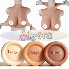 C-H Cup Silicone Breast Forms Breast Plates Fake Boobs Crossdresser Drag Queen