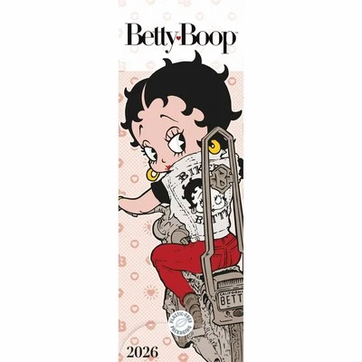 CAROUSEL WORLDWIDE Betty Boop Slim Calendar 2026 - Entertainment - Month To View