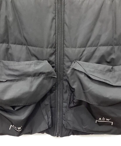 A-COLD-WALL* Logo Zip Up Puffer Jacket Men's Size M Black image 5