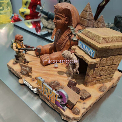 Krazy Art Studios Metal Slug Resin Model Statue In Stock Fighting