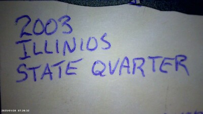 2003 ILLINIOS  State Quarter   errors  1 coin   SEE MY ''SELLERS OTHER ITEMS''