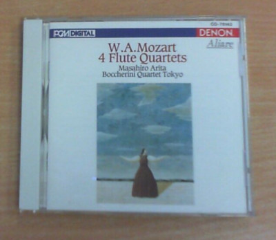 4 Flute Quartets von W.A. Mozart (CD) SEHR GUTER ZUSTAND!