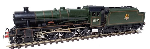O gauge 45580 Burma Jubilee class locomotive (unpowered.....no motor or gears)