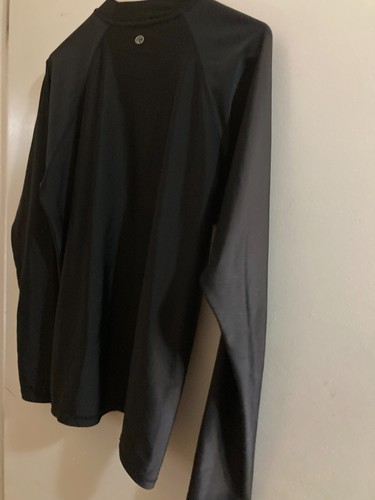 SURF WEAR: MENS PIPING HOT LONG SLEEVE BLACK COLOURED SIZE MEDIUM RASHEE SHIRT - Picture 8 of 10