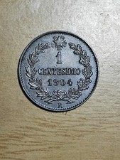 1 Centesimo 1904 , Regno D' Italia Vittorio Emanuele III .f607