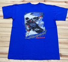 Marlboro Ski T Shirt Vintage 90s Make The Run Adventure Team Made In USA Size XL