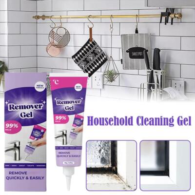 +$1/3Pcs Household Cleaning Gel,Remove Stubborn Stain For Bathroom & Kitch 