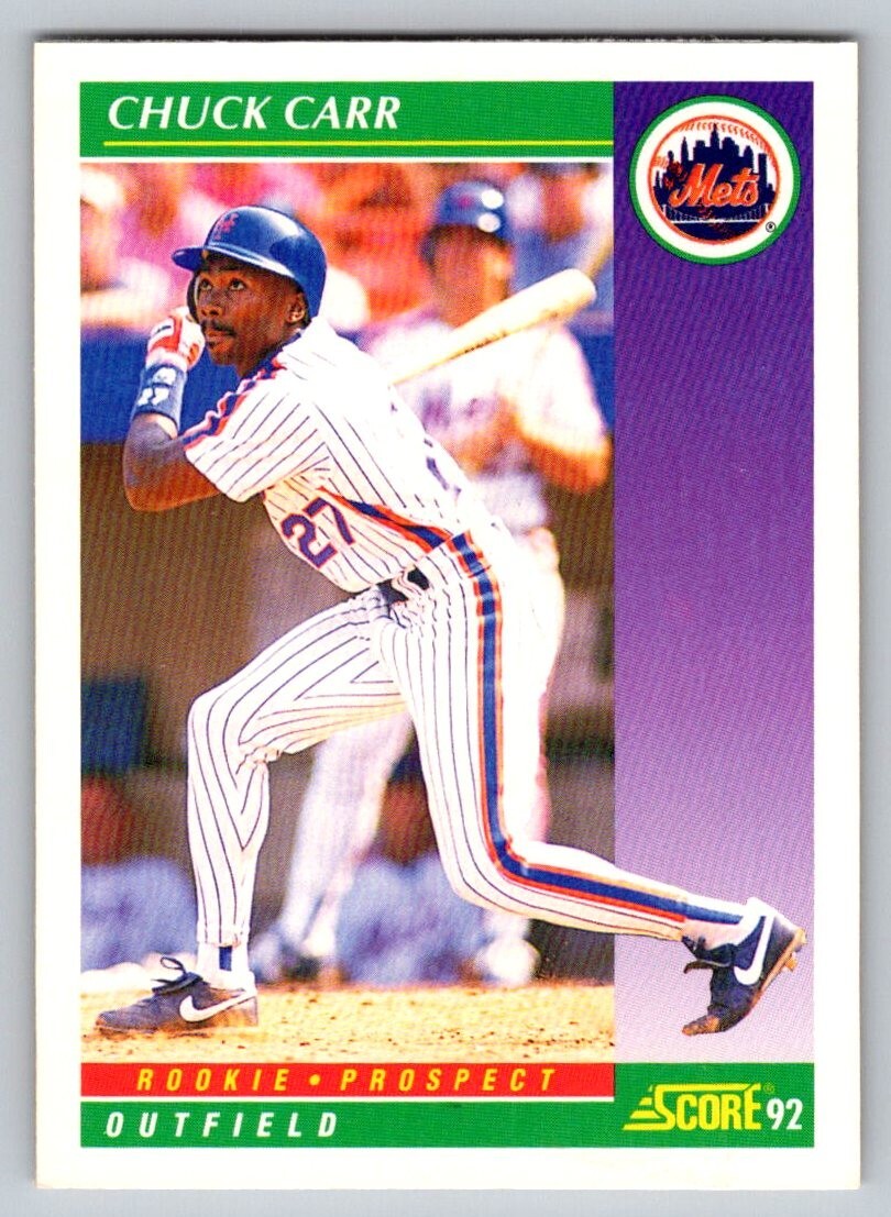 1992 Score - #857 Chuck Carr