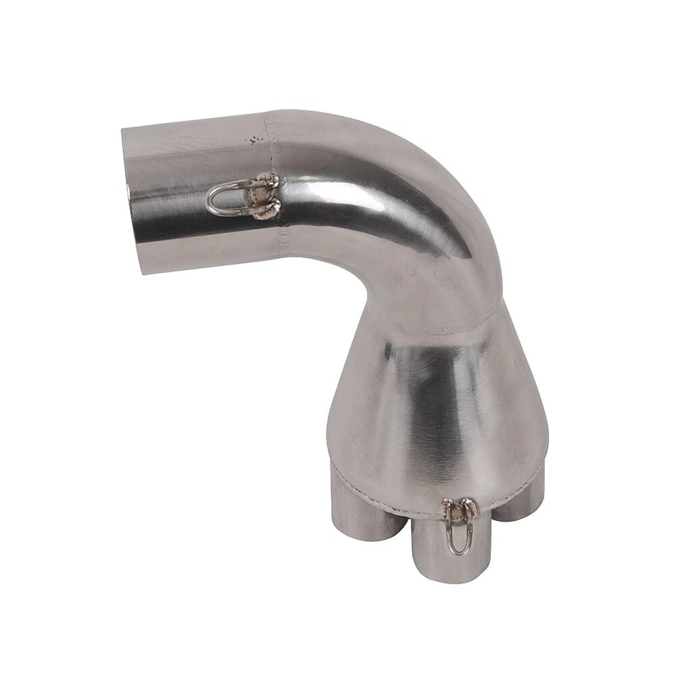 For BMW K100 Motorcycle Stainless Steel Exhaust Adapter 4 to 1 (90 degree) — 第 2/4 张图片