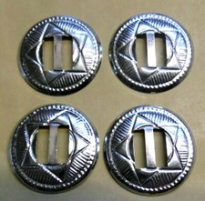 SET á  4  x  Conchos Conchas Biker  Western ...