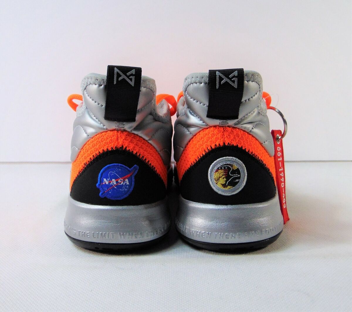 Nike PG Paul George 3 NASA GS Black Orange Basketball Shoes Nike PG Paul George 3 NASA GS Black Orange Basketball Shoes