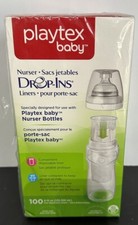 1 Playtex baby nurser drop-ins bottles liners 8oz-10oz 100 Ct NEW in Box
