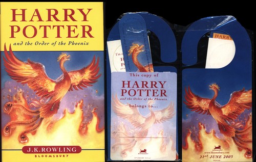 Harry Potter und der Orden des Phönix J.K. Rowling HC 1st UK 2003 + Extras