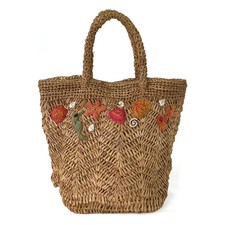 Tommy Bahama Carrabelle Raffia Crochet Tote B...
