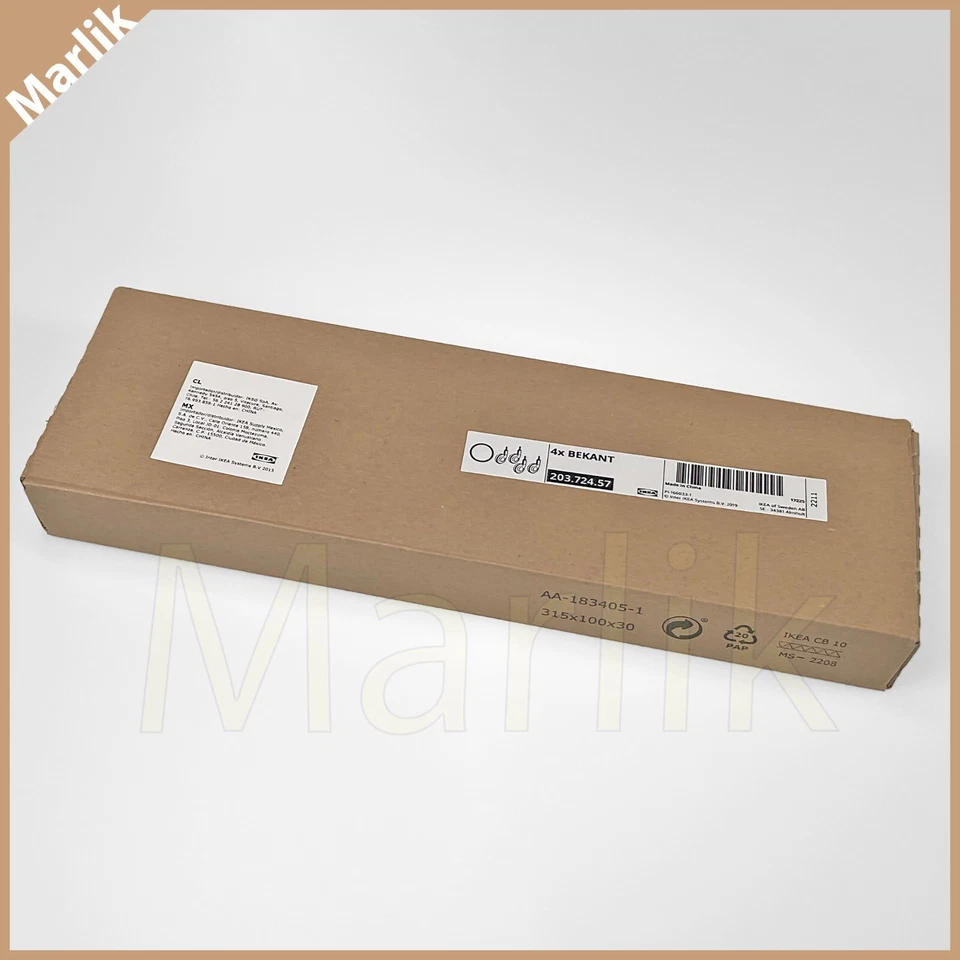 Упаковка из 4, Ikea BEKANT ролики колеса ноги, белый резиновое покрытие, 203.724.57, новый - Изображение 3 из 4