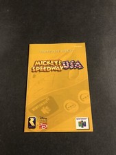 mickey speedway usa n64 Manual