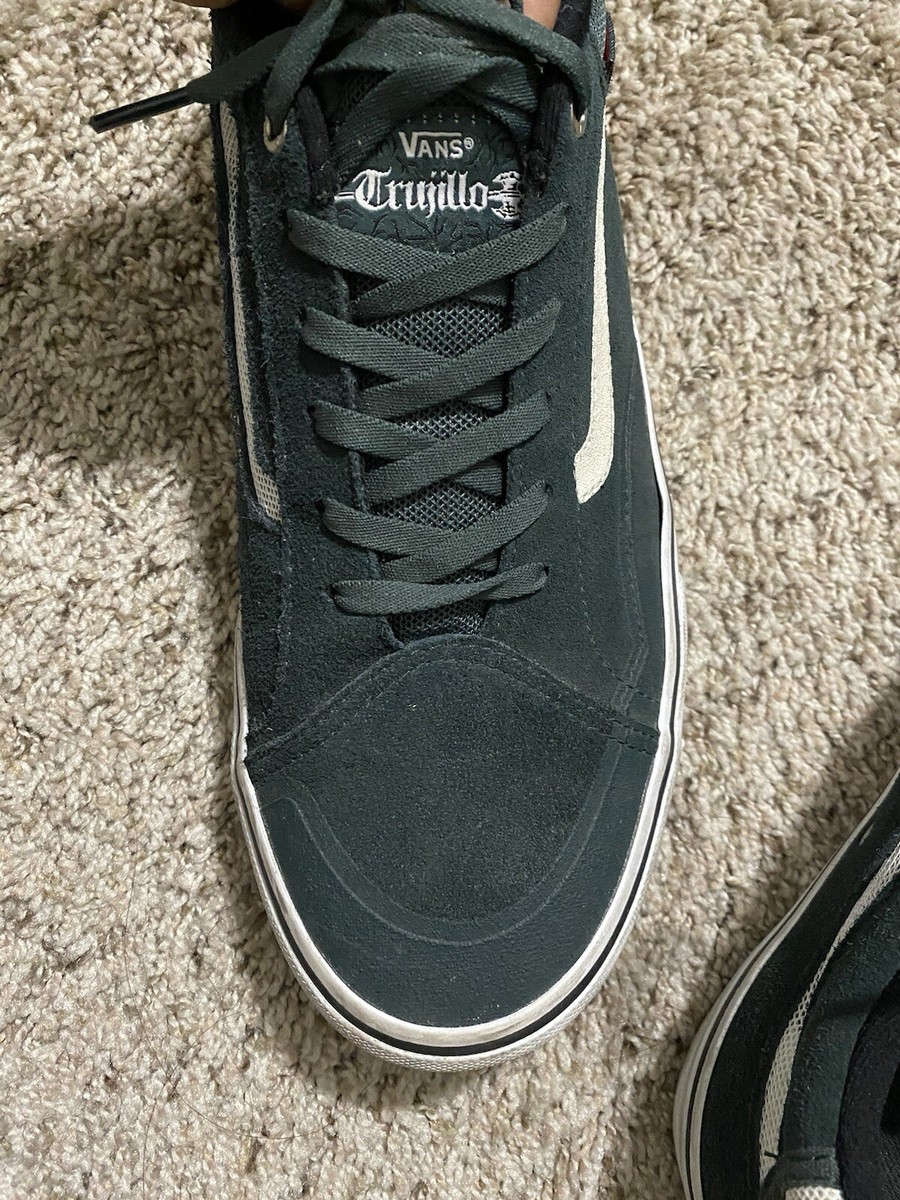 Vans Trujillo Skate Pros Green Size 11 | eBay