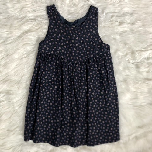 Laura Ashley Mother & Child Girls Overall Jumper Sleeveless Dress Wool Blend VTG