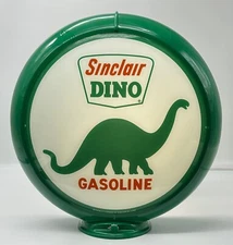 SINCLAIR DINO 13.5" Gas Pump Globe -  SHIPS FREE AND FULLY ASSEMBLED!!