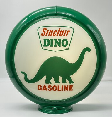 SINCLAIR DINO 13.5'' Gas Pump Globe -  SHIPS FREE AND FULLY ASSEMBLED!!