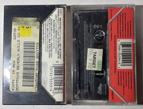 NEW Lot 2 Soundtracks Beverly Hills Cop & Days Of Thunder Cassette Tapes HTF - Picture 6 of 6
