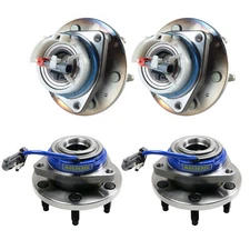 Moog Front & Rear Wheel Bearing and Hub Assemblies Kit For Cadillac SRX Base AWD