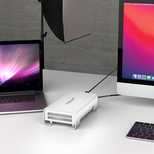 Thunderbolt 3 auf U.2 NVMe SSD Gehäuse, bis zu 3000M, Daisy Chain, 40Gbps USB4 - Bild 6 von 6