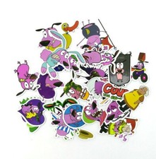 COURAGE THE COWARDLY DOG Decal Stickers Random Assorted Lot Of 25 Pieces