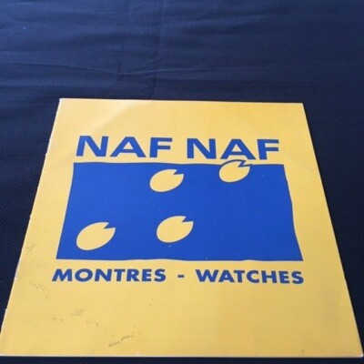 Watch Catalog / Uhrenkatalog NAF NAF 80er Jahre 10 Seiten
