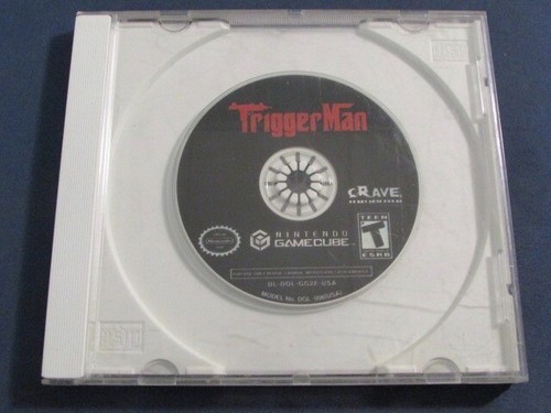 TRIGGER MAN NINTENDO SPIELWÜRFEL - KEINE BOX ANLEITUNG ODER KUNSTWERK: NUR DISC - OOP