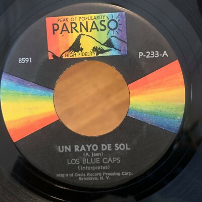 Los Blue Caps - Cuando Te Miro / Un Rayo De Sol 7  Vinyl 45 Latin Psych 45rpm US