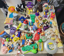 LARGE LOT OF FAST FOOD PREMIUM TOYS MCDONALDS BURGER KING WENDYS HAPPY MEAL KIDS