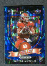 2021 Prizm Draft Picks Prizms Blue Ice #161 Trevor Lawrence C 99/99 A37 126