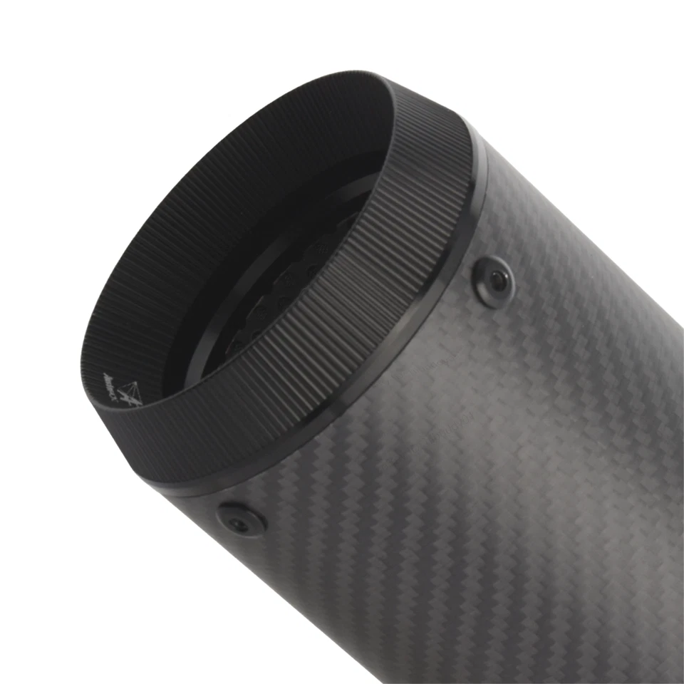 Para Yamaha YZF R1 R1M 2015-2025 Sistema de escape antideslizante Tubo de enlace Fibra de carbono Foto 4 de 4