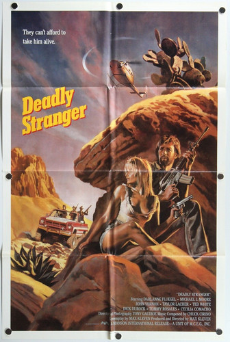 Deadly Stranger 1988 Original Movie Poster 27" x 41"