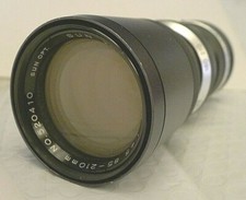 Sun Zoom YS-85 1:4.5 85-210mm Lens Built in Slide Hood for Olympus YS-OM -Japan