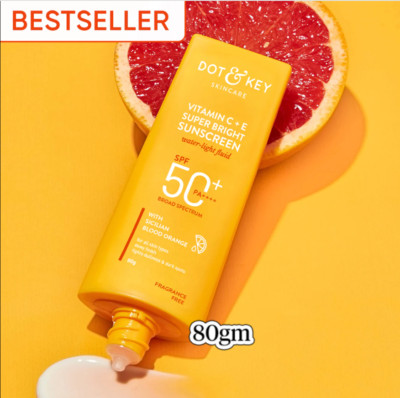 Vitamin C + E Sunscreen, SPF 50+ PA++++ UVA/UVB Protection For All Skin Types