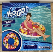 H20 Go! Candy Delight Lounge Bestway Pool Float  New 