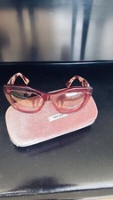 Cat Eyes Sun Glasses By Miu Miu Italy