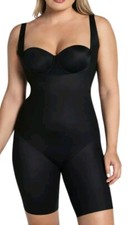 NWT Leonisa Undetectable Step-In Mid-Thigh Body Shaper Black Size L