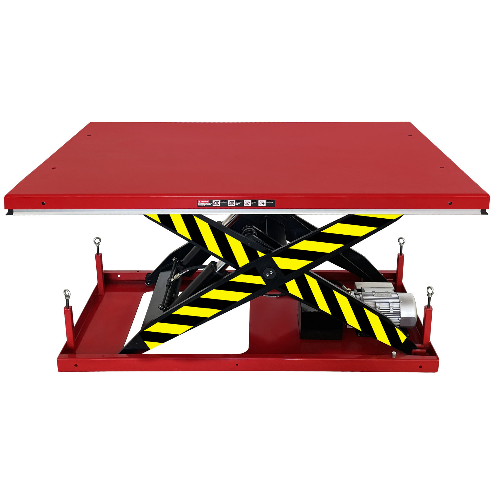 Electric Hydraulic Scissor Lift Table, 5,000 lb. Capacity, 72" x 48" Platform